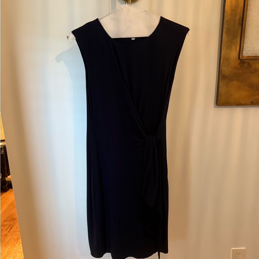 Elegant Navy Sleeveless Dress Only Worn Once